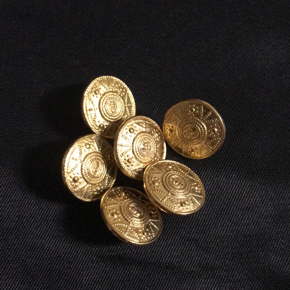 Six Authentic CHANEL Buttons